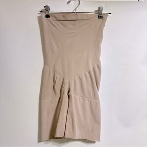 Spanx power series high waist shapewear slimming shorts tan nude size 2X